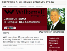 Tablet Screenshot of fdwilliams.com
